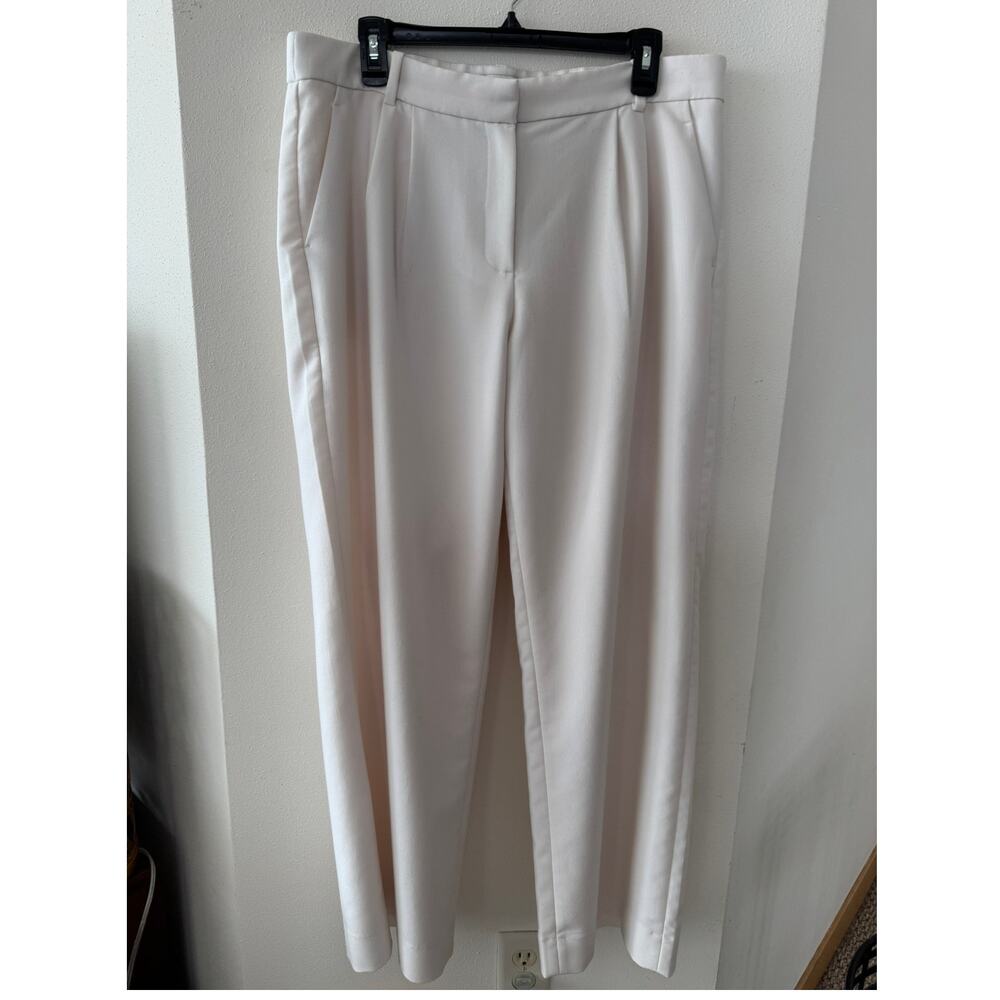 Abercrombie & Fitch Cream Wide-Leg Pants - Picture 2 of 5